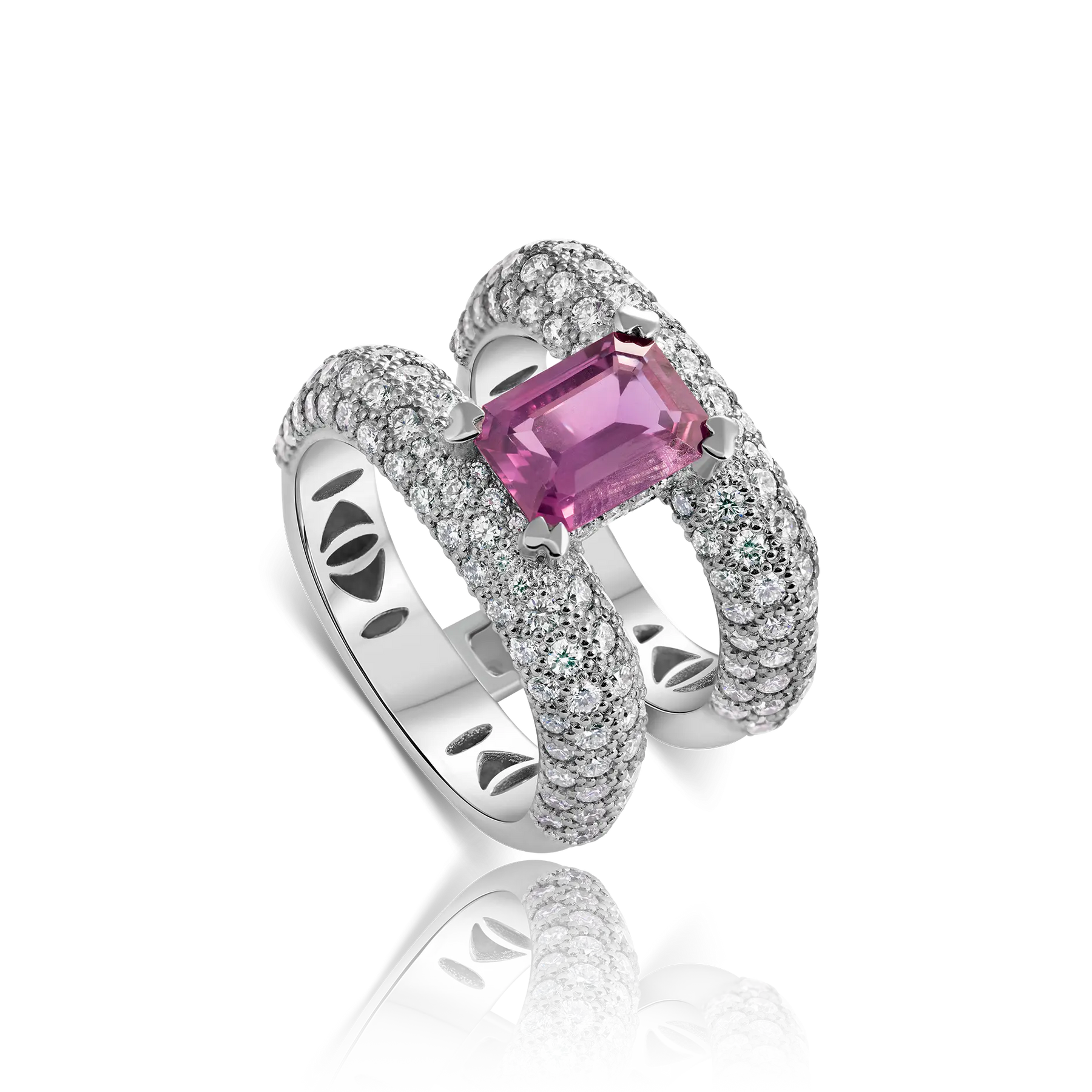 GHOST PRIVE PINK SAPPHIRE RING