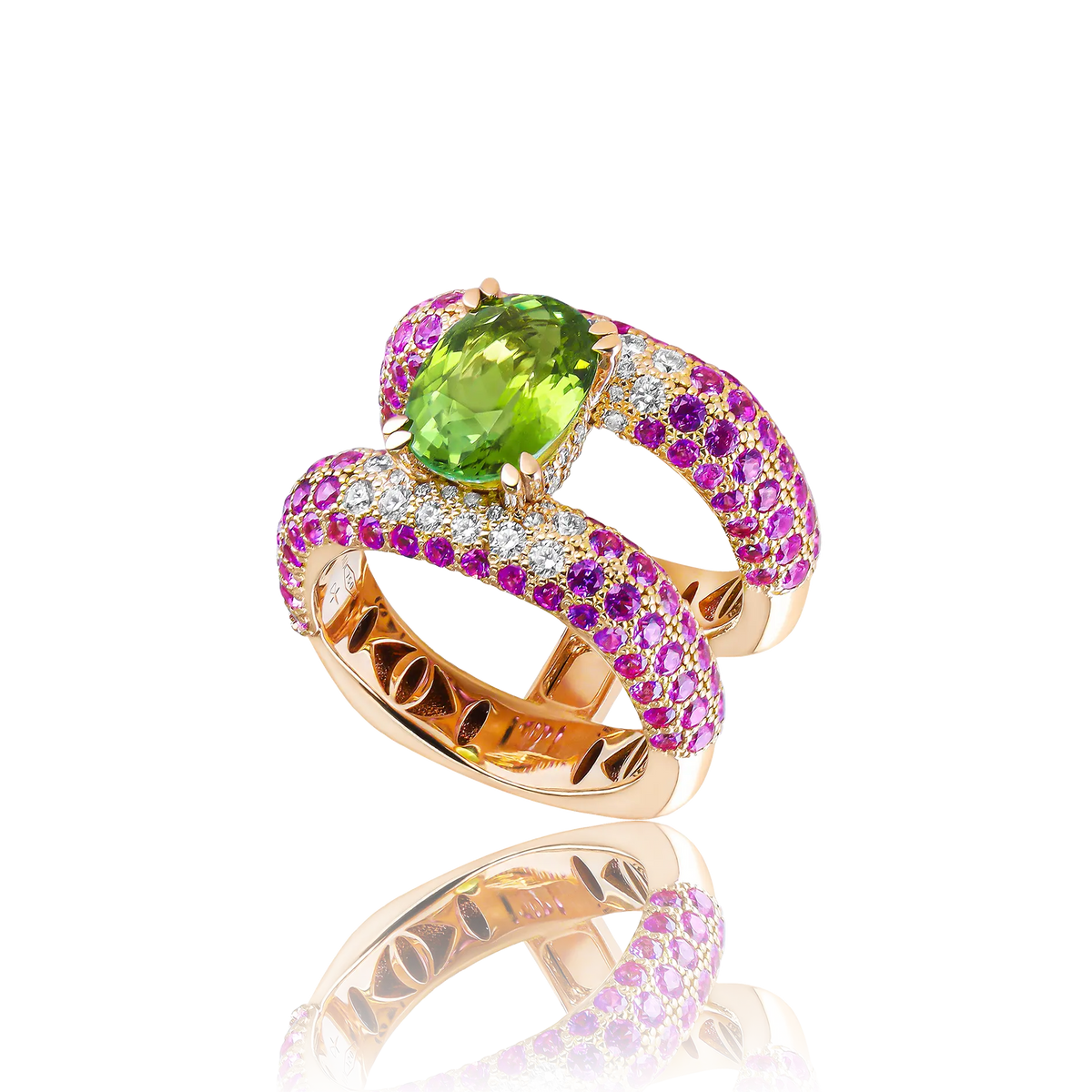 GHOST PRIVE GREEN TOURMALINE RING