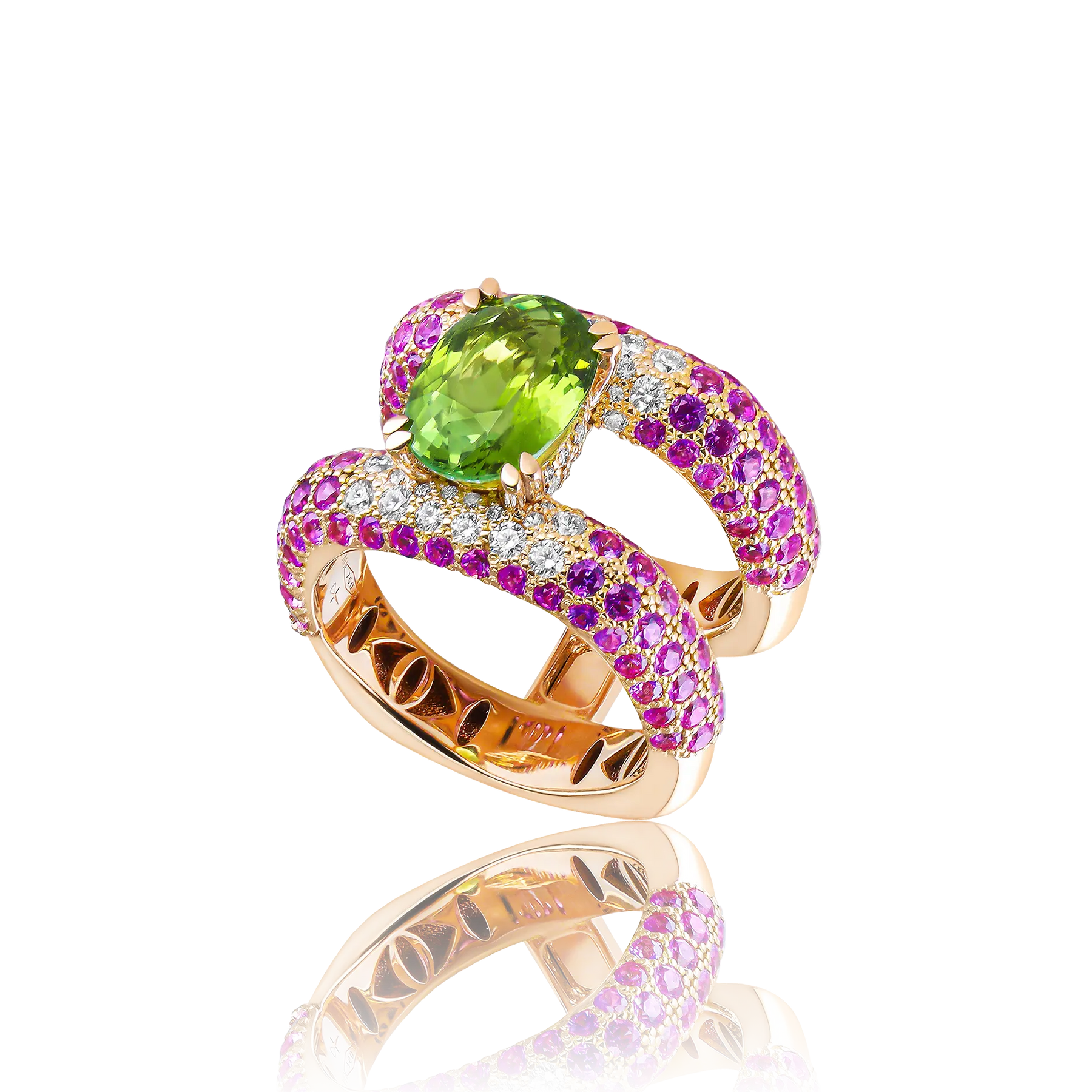 GHOST PRIVE GREEN TOURMALINE RING