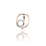 GOLD GHOST MONO DOUBLE FINGER RING