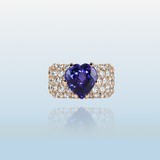 Star Ghost Ring (with heart)