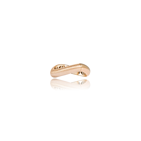 GHOST SHIFT RING HALF GLOSSY HALF TEXTURED