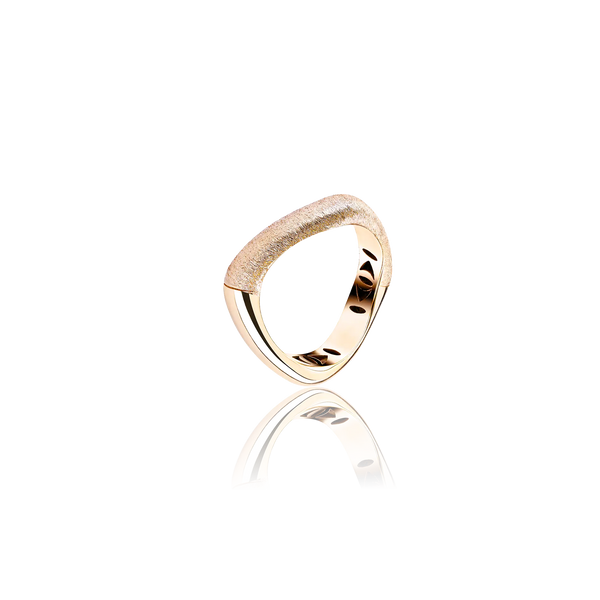 GHOST SHIFT RING HALF GLOSSY HALF TEXTURED