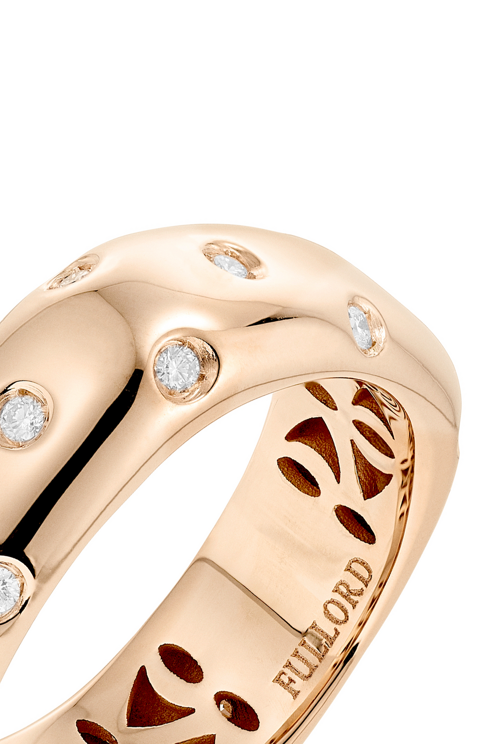 Gold Ghost Ring in 18K Rose Gold and diamonds | Luxury Fine Jewellery ...