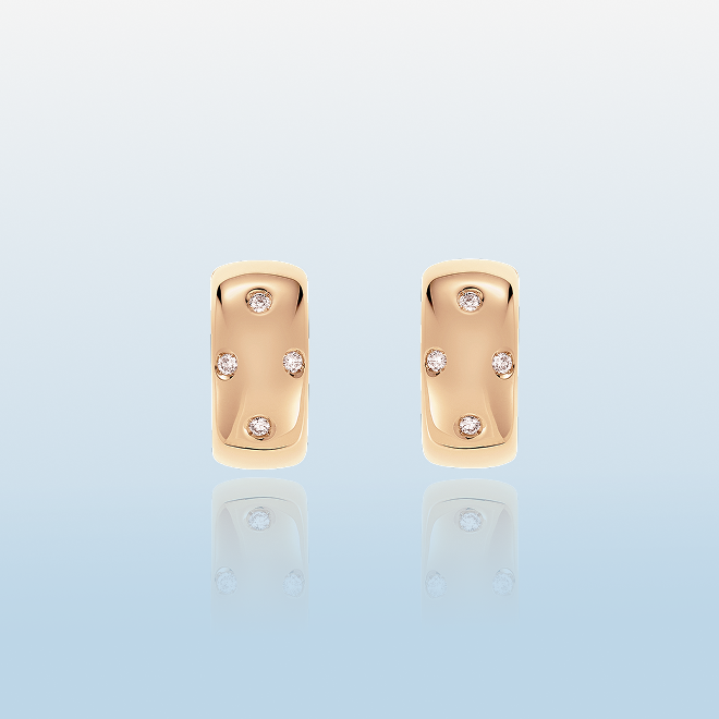 GOLD GHOST EARRINGS
