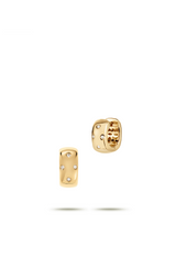 GOLD GHOST EARRINGS