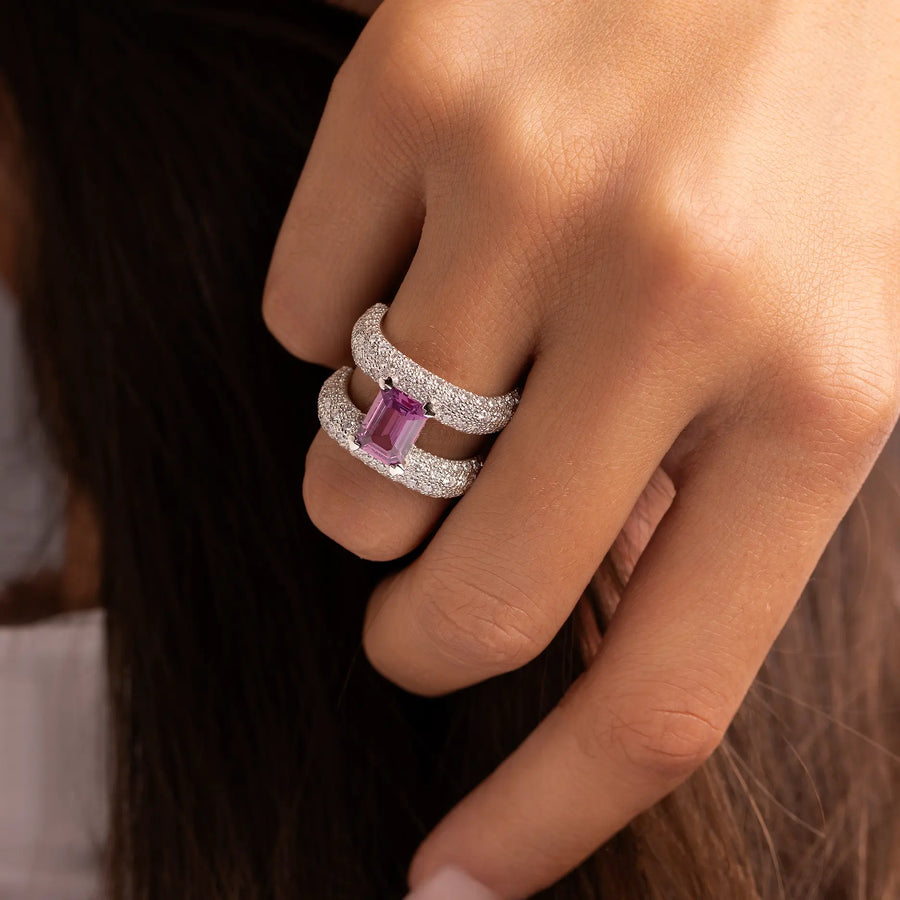 GHOST PRIVE PINK SAPPHIRE RING