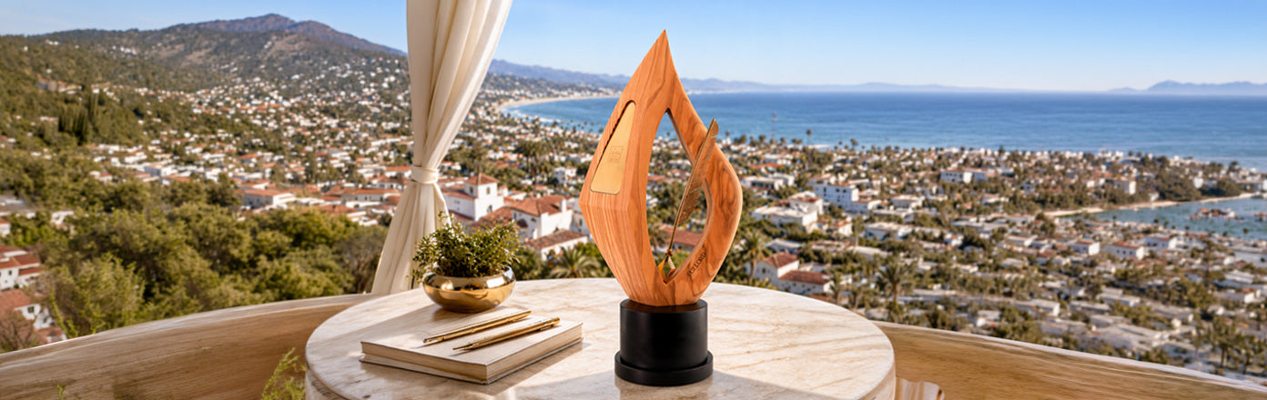 Fullord Creates Official Awards for the Santa Barbara Literary Festival