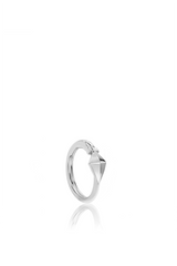 White gold arrow ring  