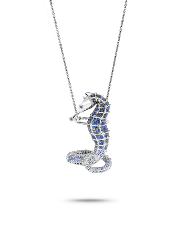 SEA HORSE SCARF RING